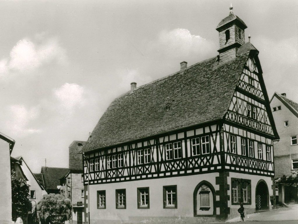 Altes Rathaus Külsheim ca. 1950-55