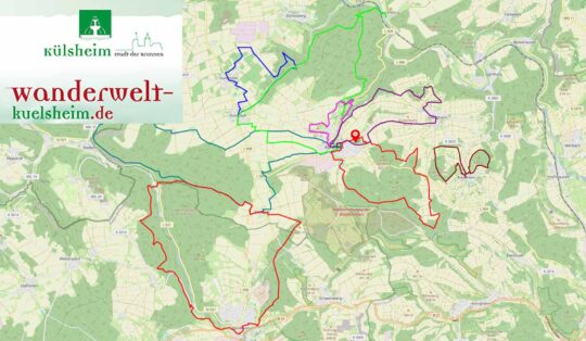 Wanderwelt Külsheim - Übersichtskarte