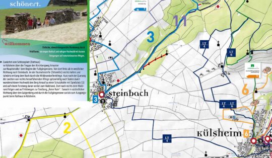 Wanderweg LT4 - Schönert - Kartenausschnitt