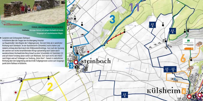 Wanderweg LT4 - Schönert - Kartenausschnitt
